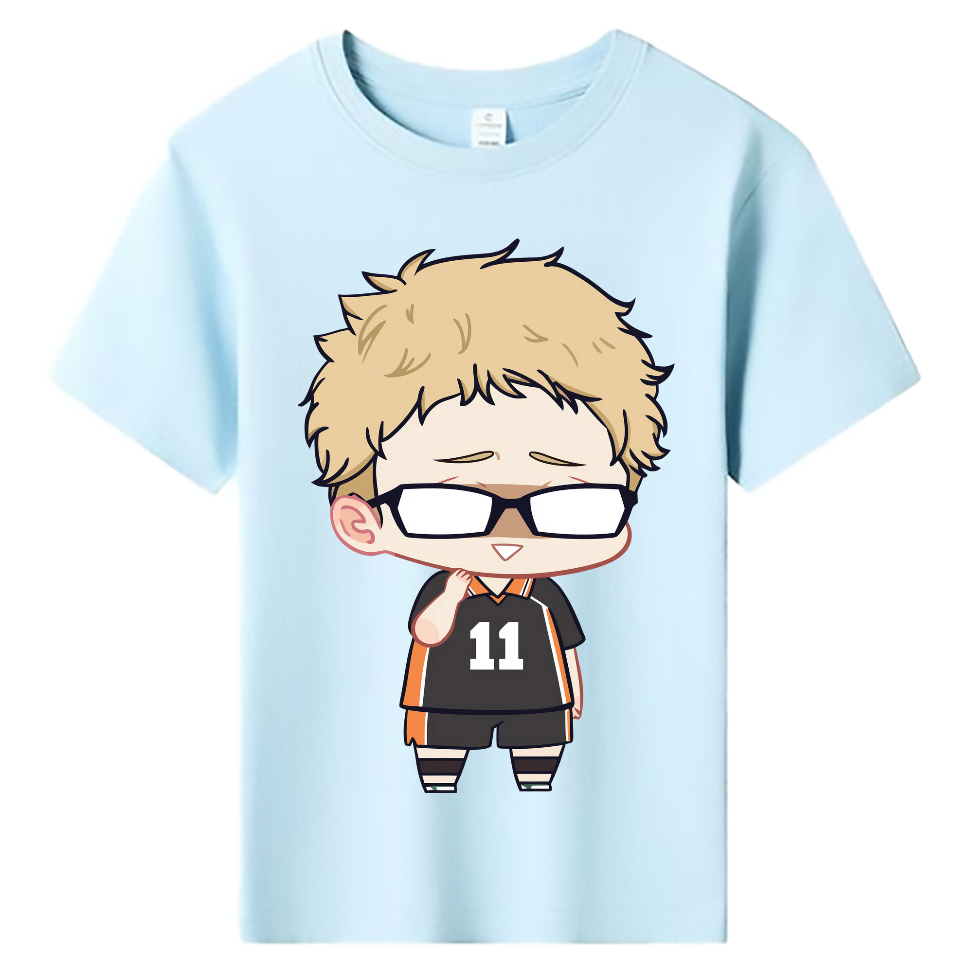 （画像用） ハイキュー!! Haikyu!! 綿100％キッズTシャツ（フロントプリント）